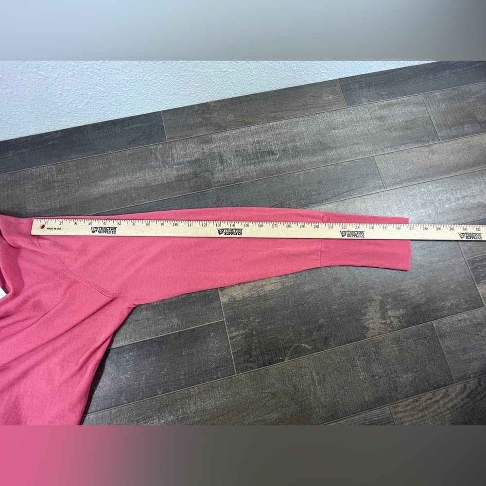 Vince Pink Cotton Cardigan - Picture 7 of 10